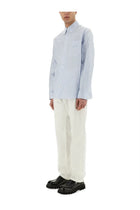 Versace Men's Striped Shirt Blue, view 2