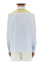 Versace Men's Striped Shirt Blue, view 3