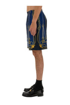 Versace Men's Twill Bermuda Shorts Multicolor, view 4