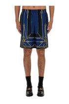 Versace Men's Twill Bermuda Shorts Multicolor