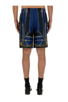 Versace Men's Twill Bermuda Shorts Multicolor, view 3