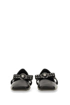 Versace Women's Gianni Ribbon Ballet Flats Black, view 6