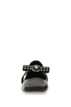 Versace Women's Gianni Ribbon Ballet Flats Black, view 8
