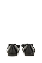 Versace Women's Gianni Ribbon Ballet Flats Black, view 7