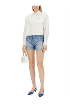 Versace Women's Denim Shorts Blue, view 2