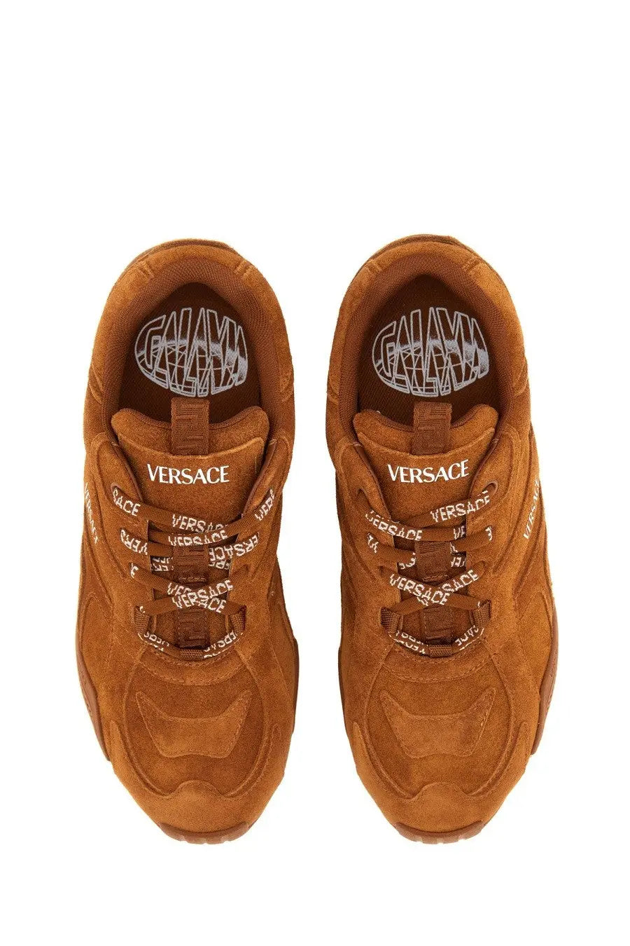 Versace Women's Galaxia Sneaker Brown, view 6