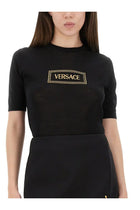 Versace Women's Knit Shirt Black, view 4
