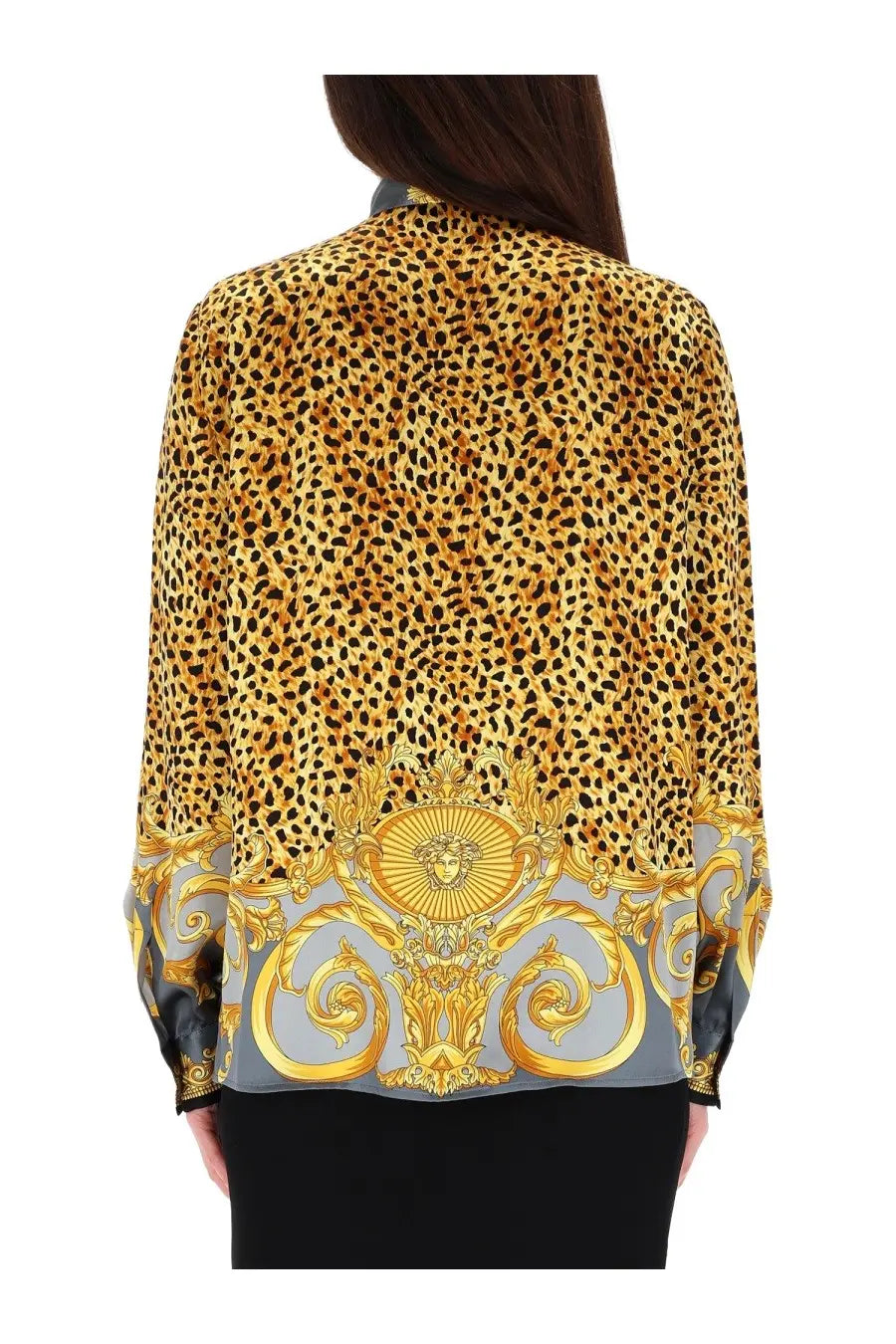 Versace Women's Silk Shirt Grey, view 3