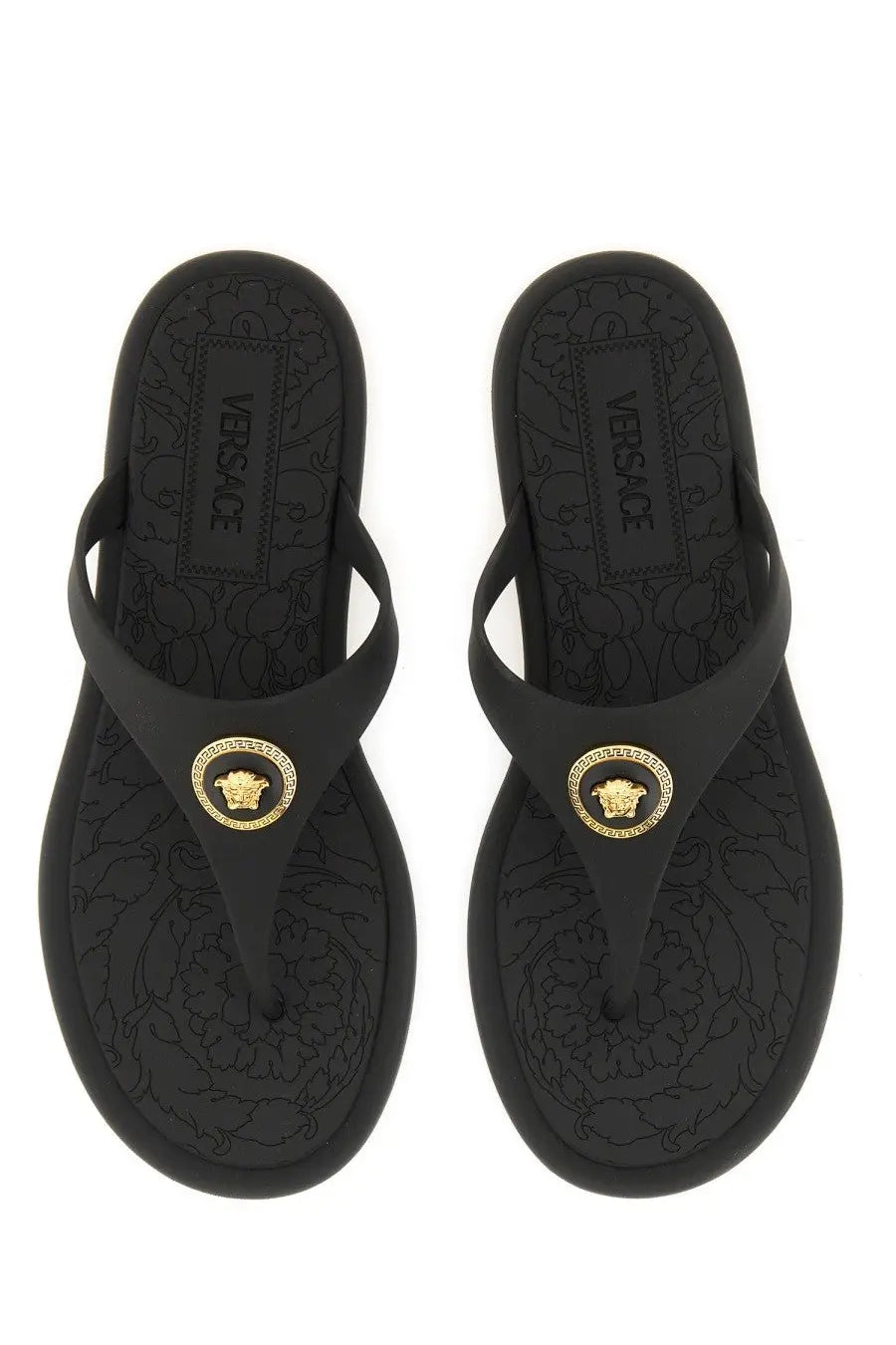 Versace Women's Thong Sandal Alia Black, view 3