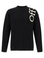 Off-White Vertical Bookish Sweater White