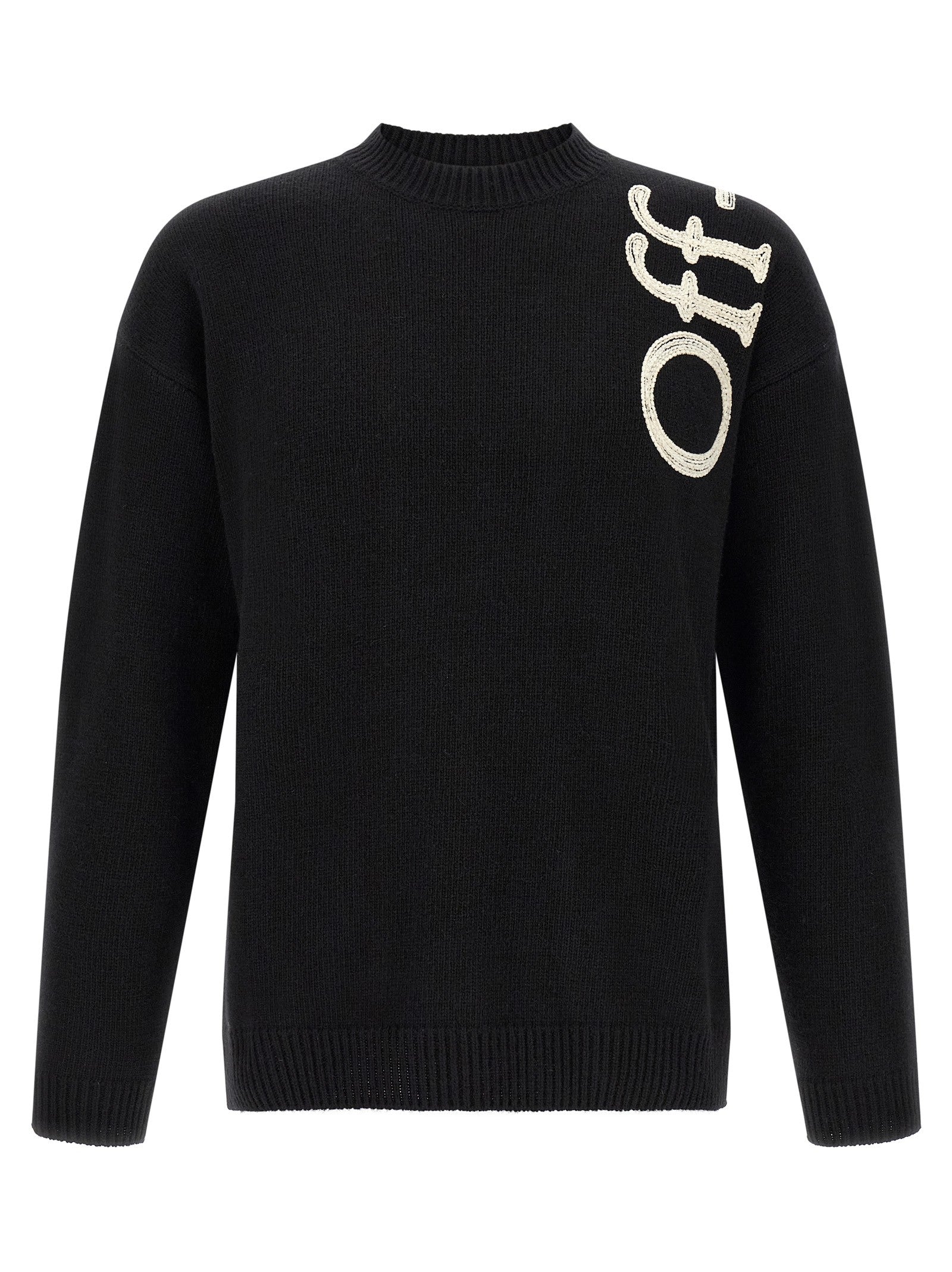 Off-White Vertical Bookish Sweater White
