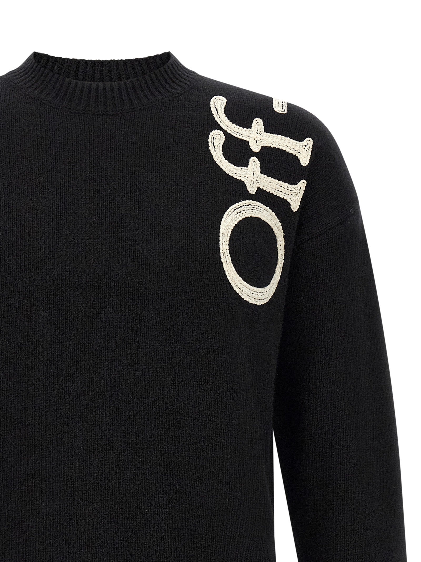 Off-White Vertical Bookish Sweater White