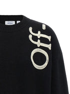 Off-White Vertical Bookish Sweater White, view 3