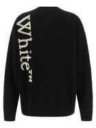 Off-White Vertical Bookish Sweater White, view 2