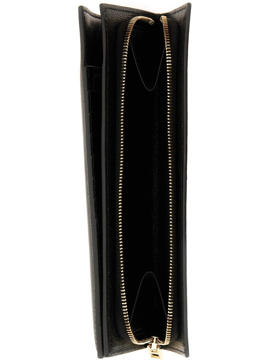 Tom Ford Women's Vertical Leather Wallet Black