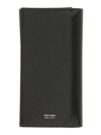 Tom Ford Women's Vertical Leather Wallet Black