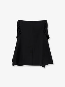 Max Mara Women's Veruska Virgin Wool Top Black