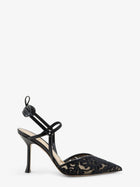 Fendi Women's Very Colibrì High Heel Pumps in Back Tulle Black