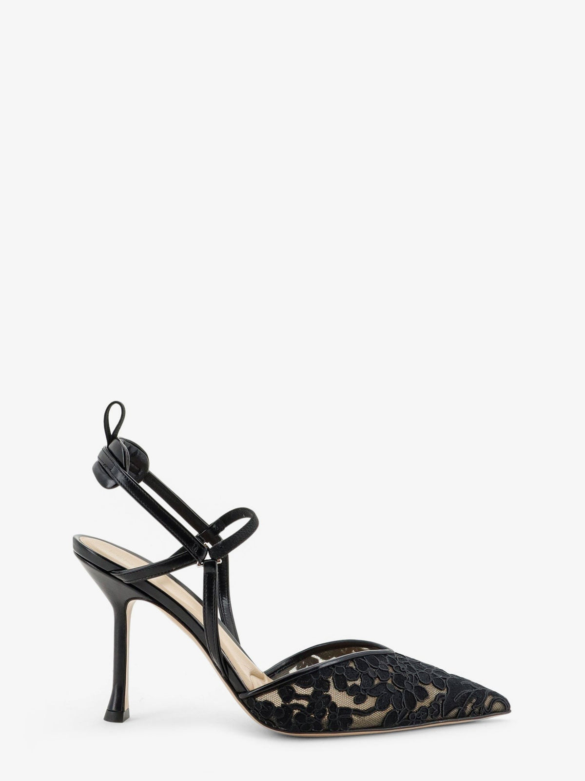Fendi Women's Very Colibrì High Heel Pumps in Back Tulle Black