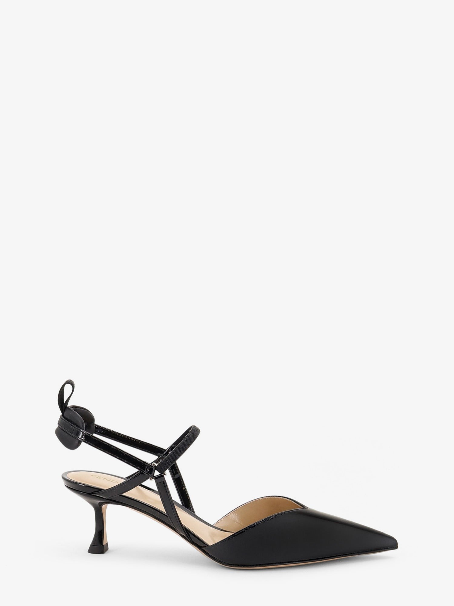 Fendi Women's Very Colibrì Patent Leather Décolleté Black