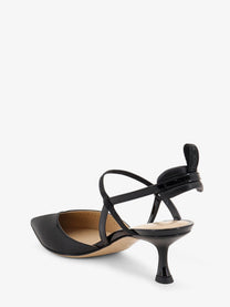 Fendi Women's Very Colibrì Patent Leather Décolleté Black
