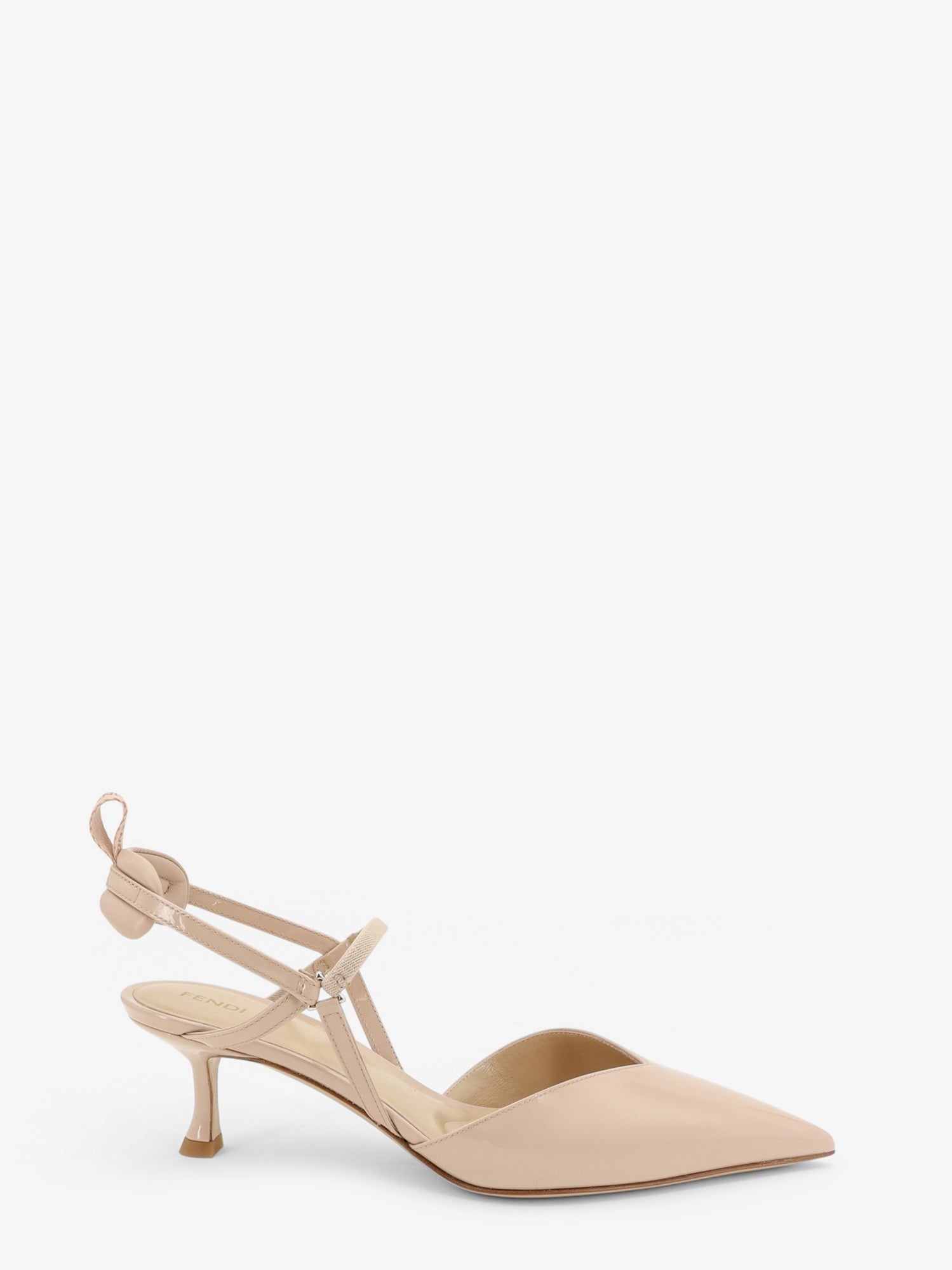 Fendi Women's Very Colibrì Patent Leather Pumps Beige