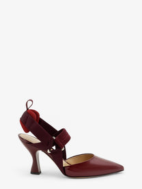 Fendi Women's Very Colibrì Patent Leather Pumps Red
