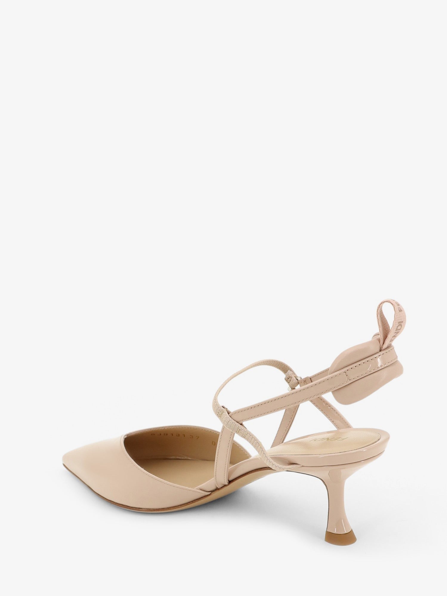 Fendi Women's Very Colibrì Patent Leather Pumps Beige