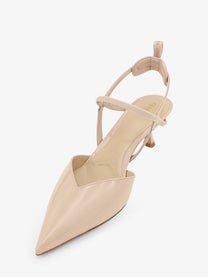 Fendi Women's Very Colibrì Patent Leather Pumps Beige