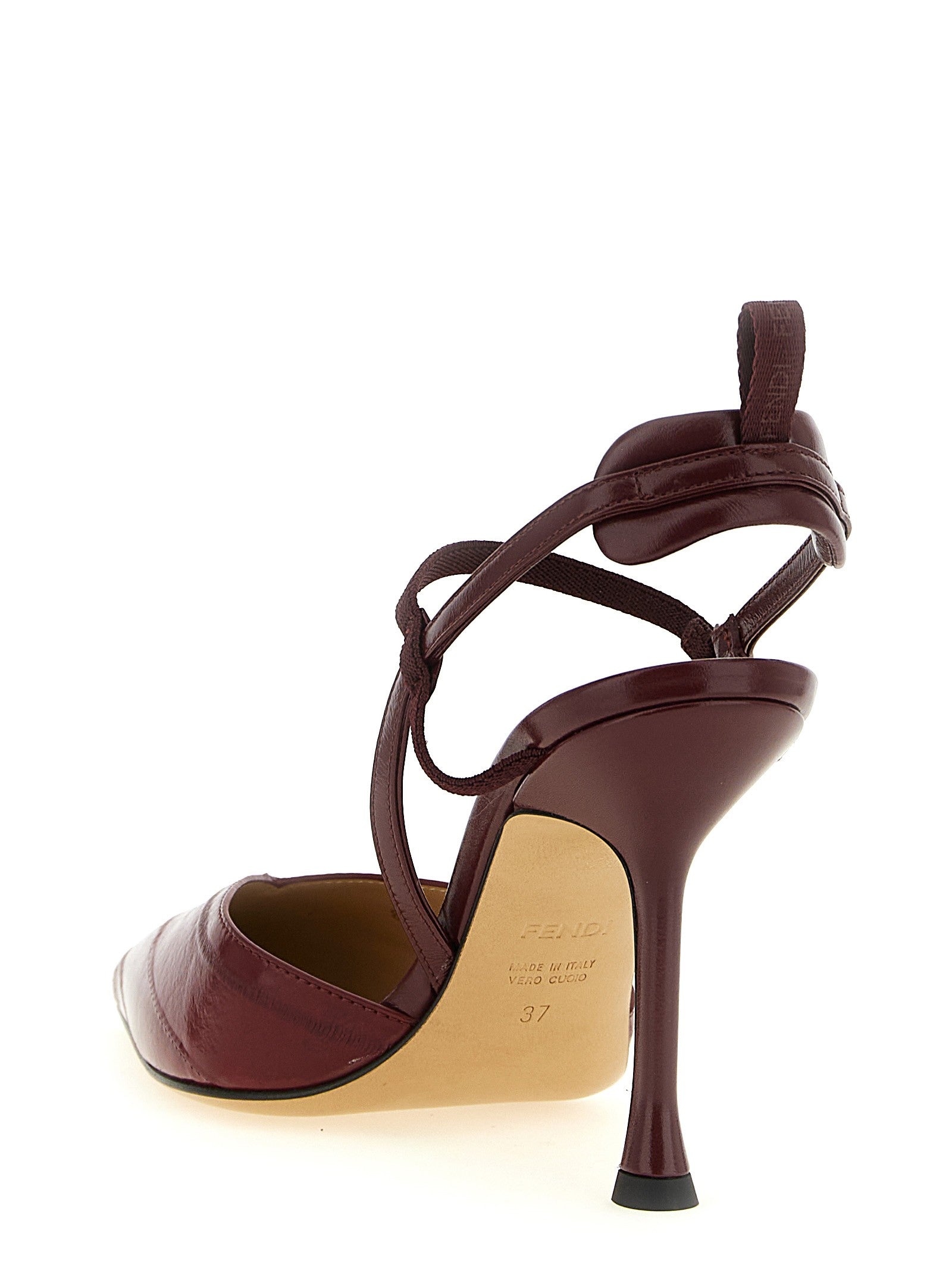 Fendi Very Colibrì Slingback Red