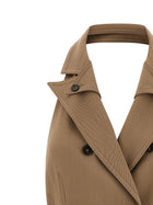 Elisabetta Franchi Vest Dress Beige, view 3