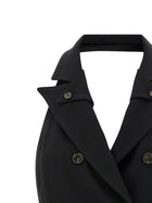 Elisabetta Franchi Vest Dress Black, view 3