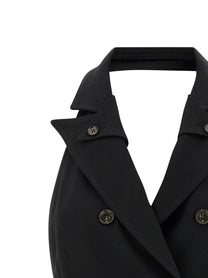 Elisabetta Franchi Vest Dress Black