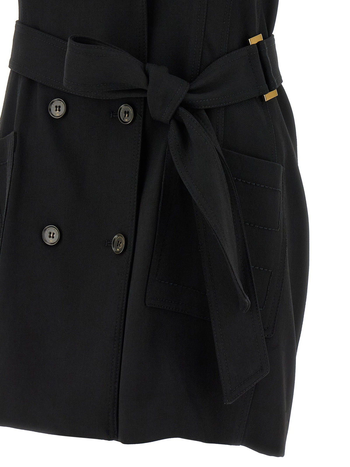 Elisabetta Franchi Vest Dress Black