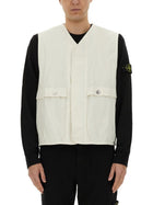 Stone Island Men's Vests White