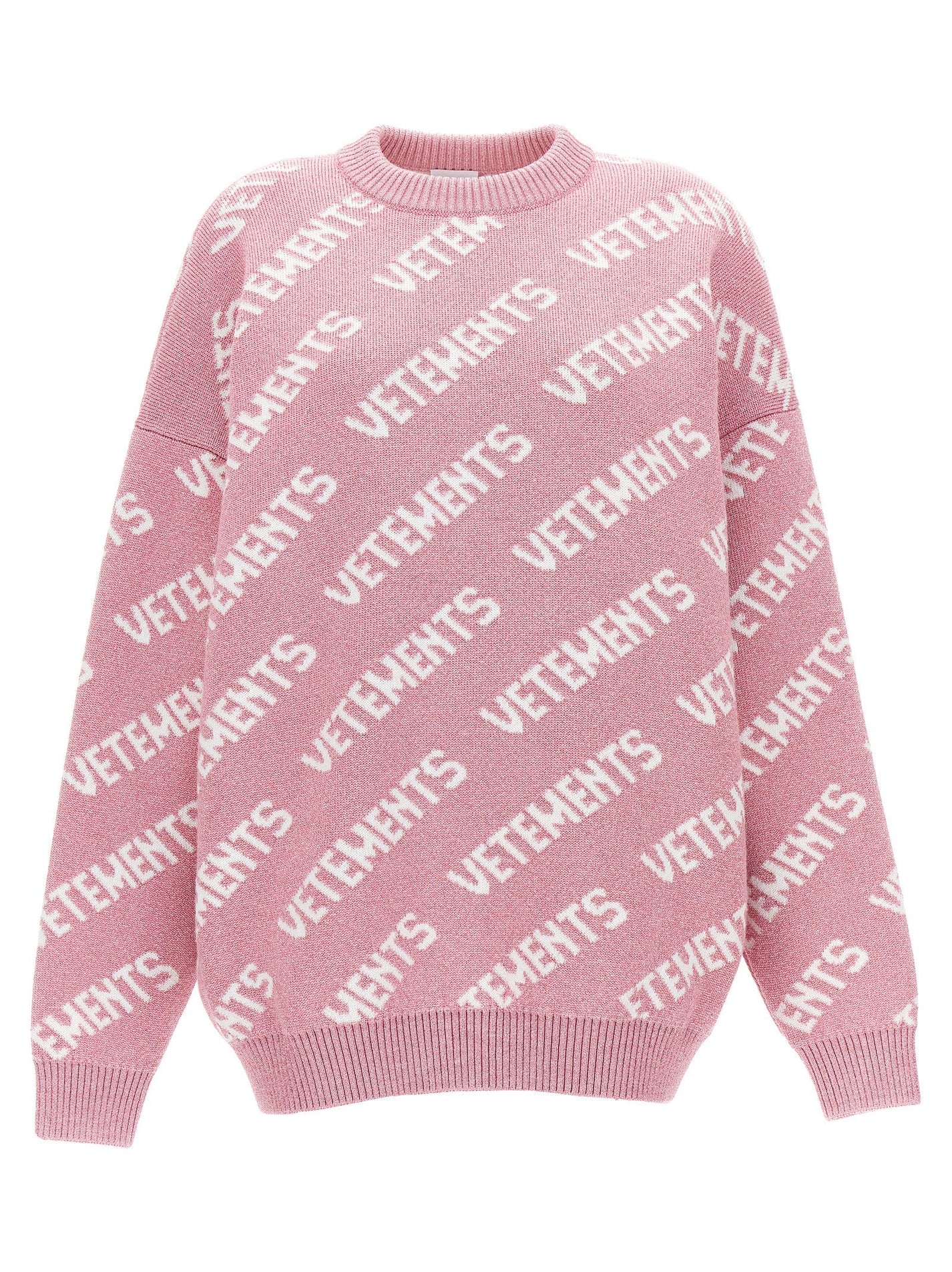 VETEMENTS - VETEMENTS - Lurex monogram sweater - Men’s Knitwear