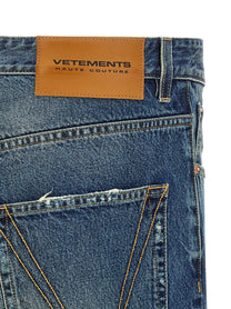 VETEMENTS - VETEMENTS - ’Blue Distressed Baggy’ jeans - Men’s Clothing