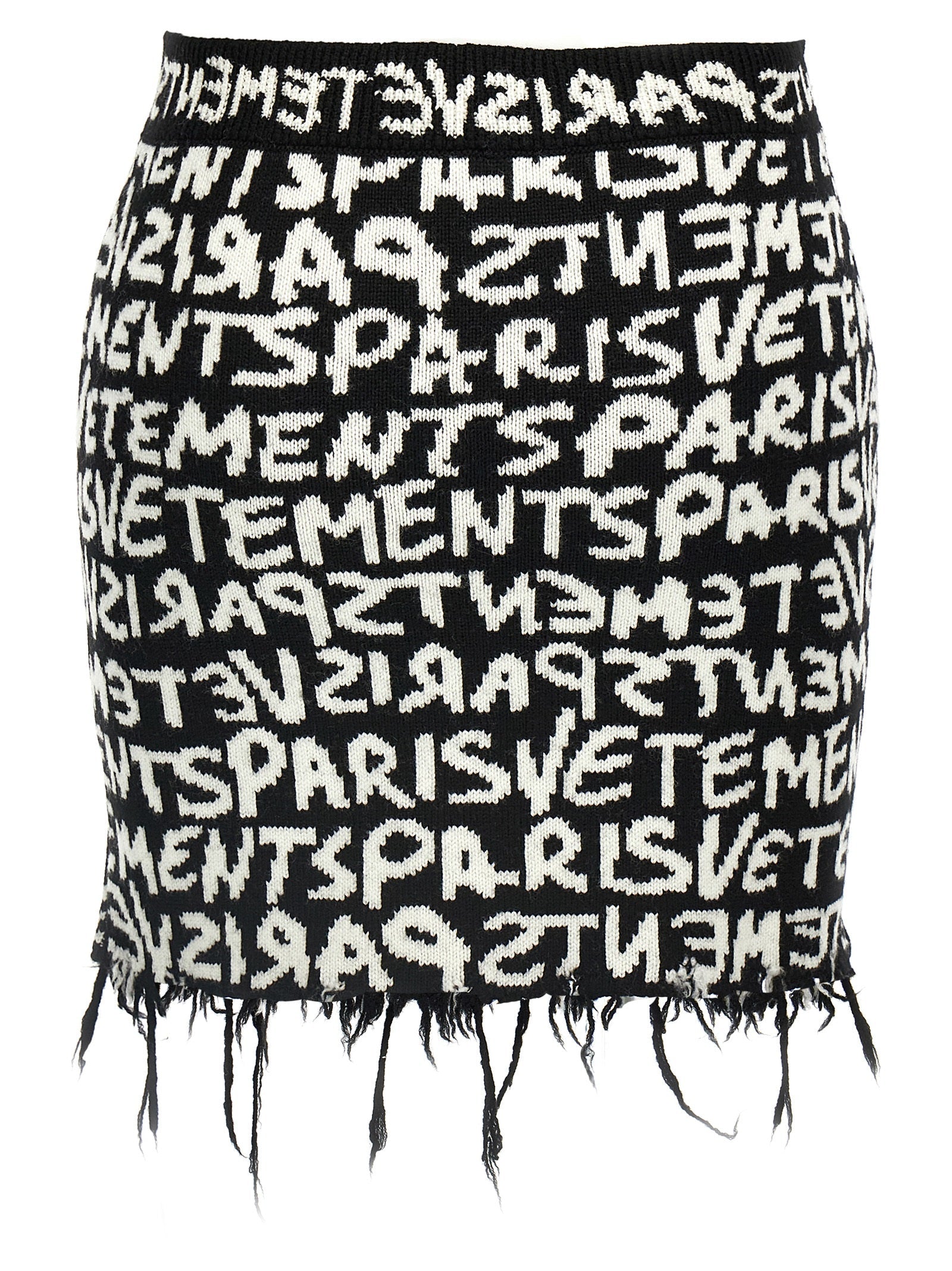 VETEMENTS - VETEMENTS - ’Vetements Paris Monogram Mini’ skirt - Women’s Bottoms