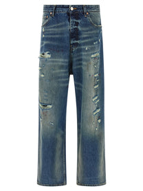 VETEMENTS - VETEMENTS - ’Blue Distressed Baggy’ jeans - Men’s Clothing