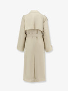 The Frankie Shop Women's Veyron Double Breasted Trench Beige, view 2