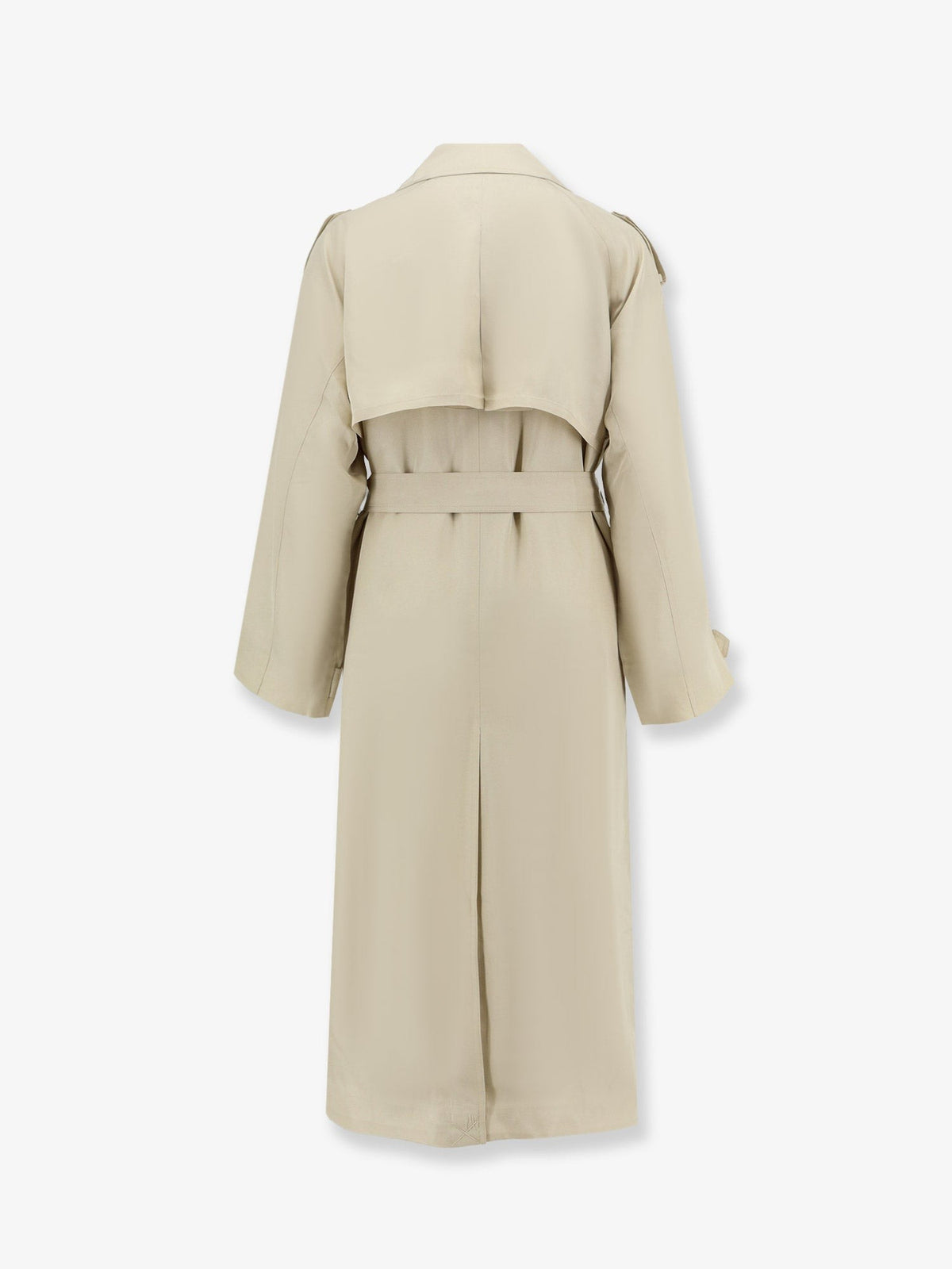 The Frankie Shop Women's Veyron Double Breasted Trench Beige, view 2