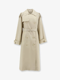 The Frankie Shop Women's Veyron Double Breasted Trench Beige