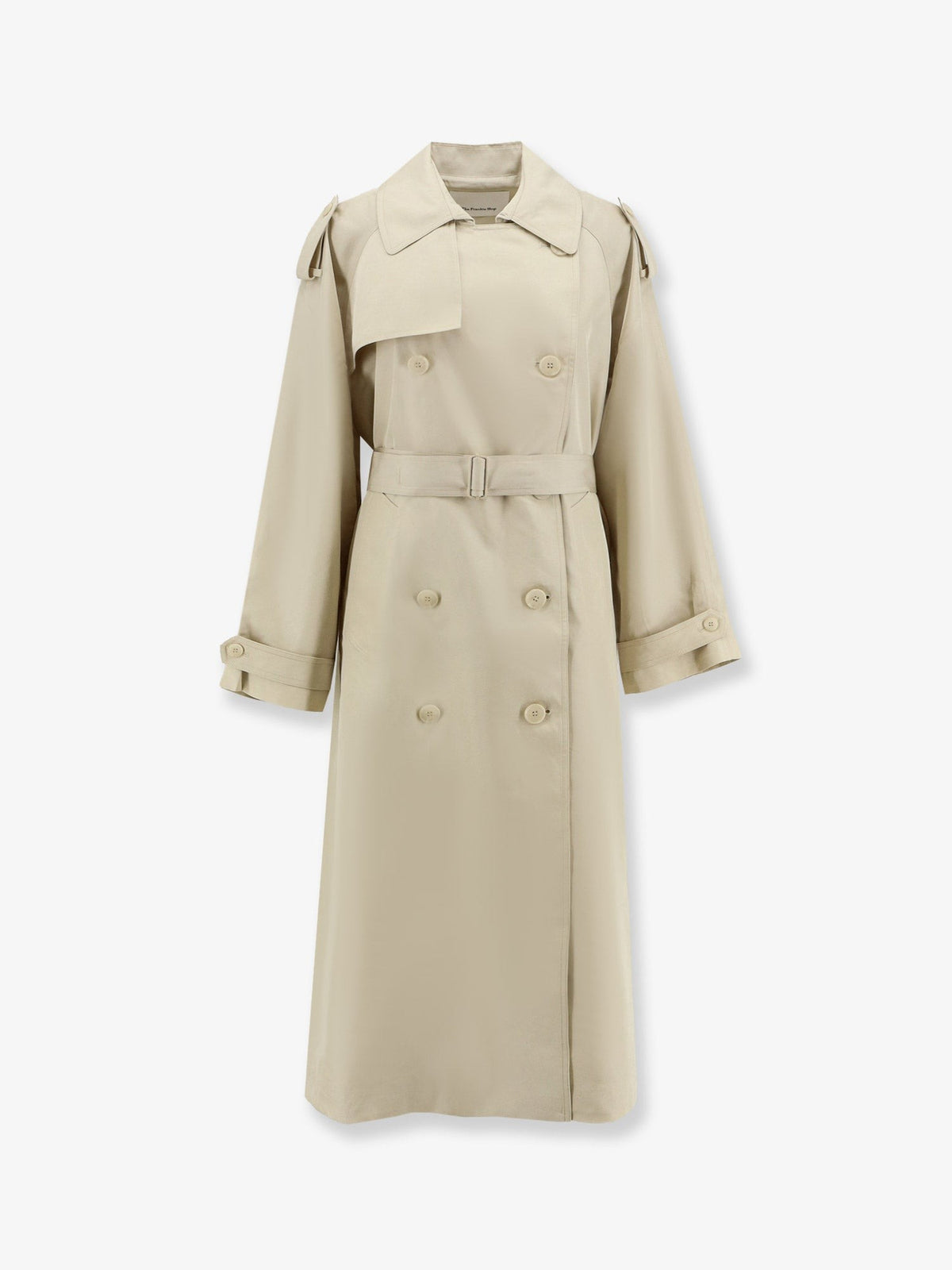 The Frankie Shop Women's Veyron Double Breasted Trench Beige