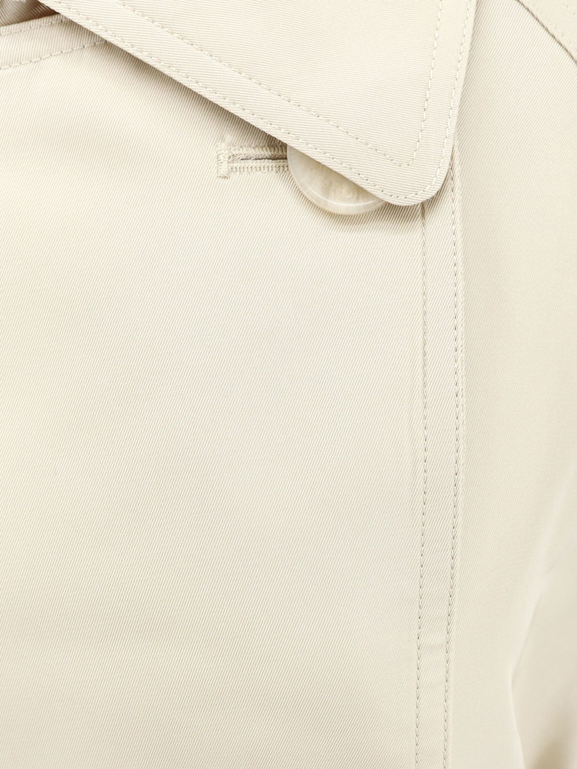 The Frankie Shop Women's Veyron Double Breasted Trench Beige, view 3