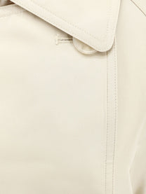 The Frankie Shop Women's Veyron Double Breasted Trench Beige, view 3