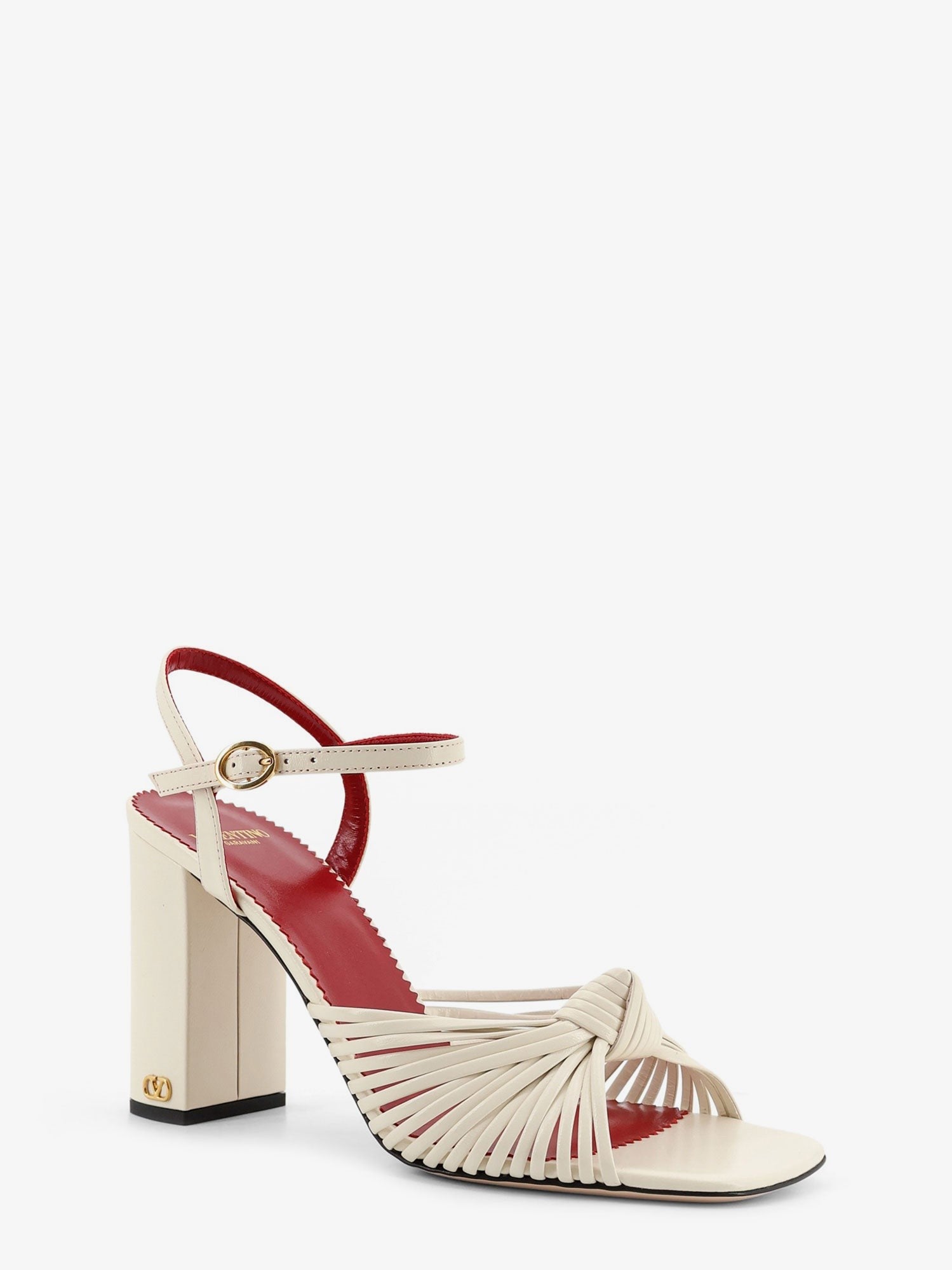 Valentino Women's VG Annet Leather Sandals White