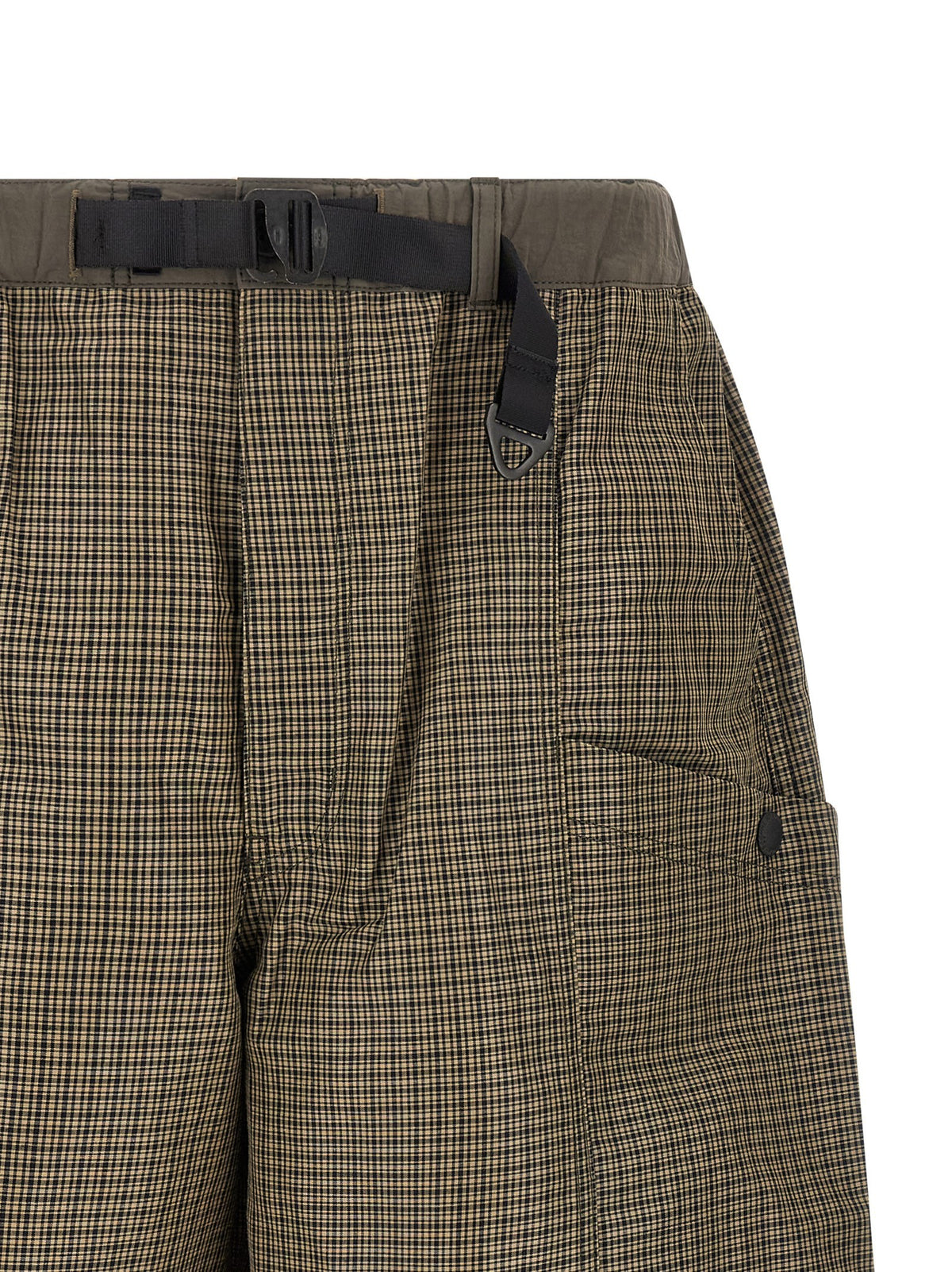 Comme Des Garҫons Homme Vichy Bermuda Shorts Green