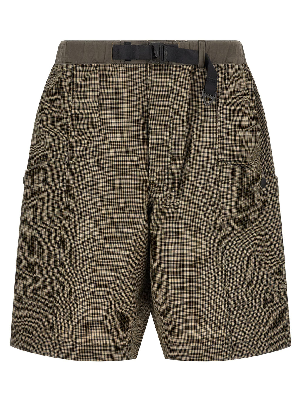 Comme Des Garҫons Homme Vichy Bermuda Shorts Green