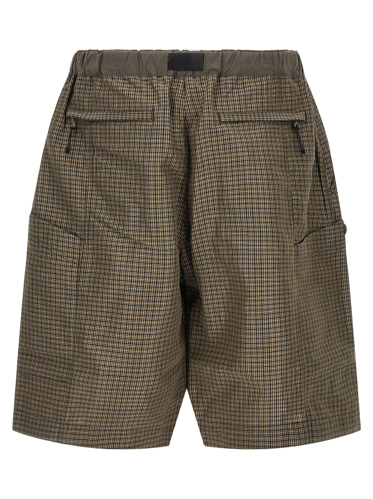 Comme Des Garҫons Homme Vichy Bermuda Shorts Green