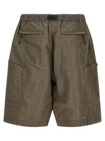 Comme Des Garҫons Homme Vichy Bermuda Shorts Green